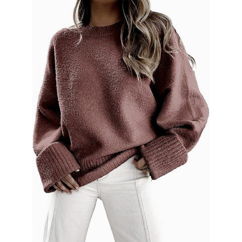 Loose Solid Sweater