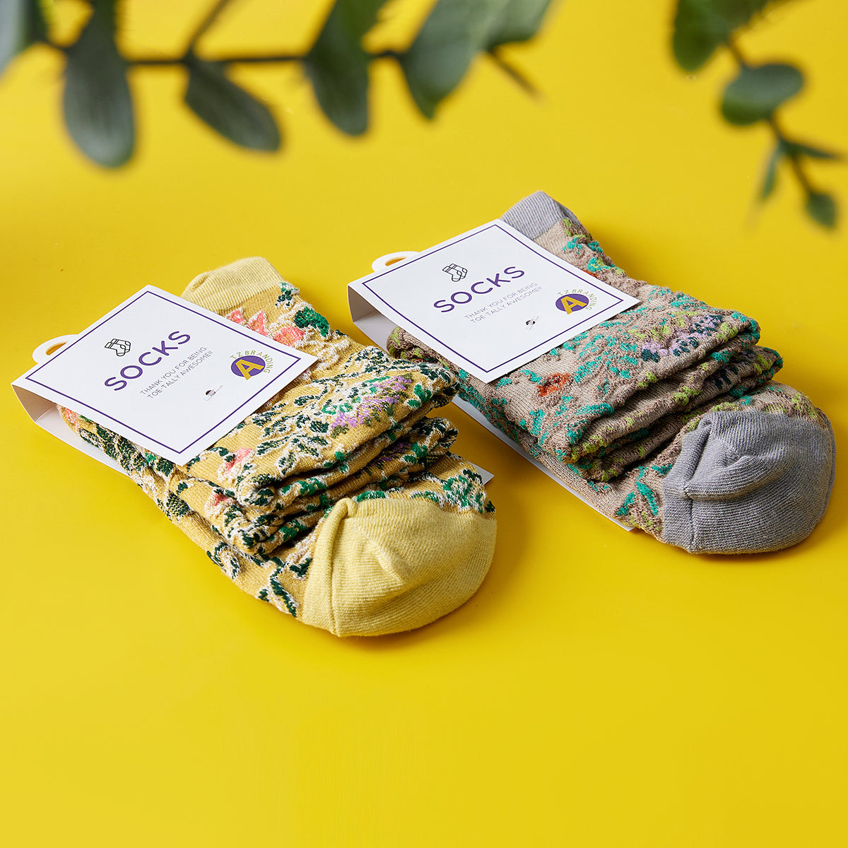 Rufia - 3D Flower Bohemian Women's Socks