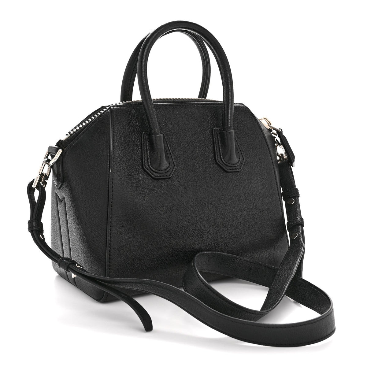Sugar Goatskin Mini Antigona Black