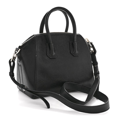 Sugar Goatskin Mini Antigona Black