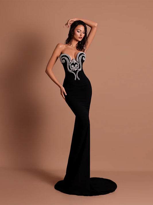 Coraline Maxi Dress In Black