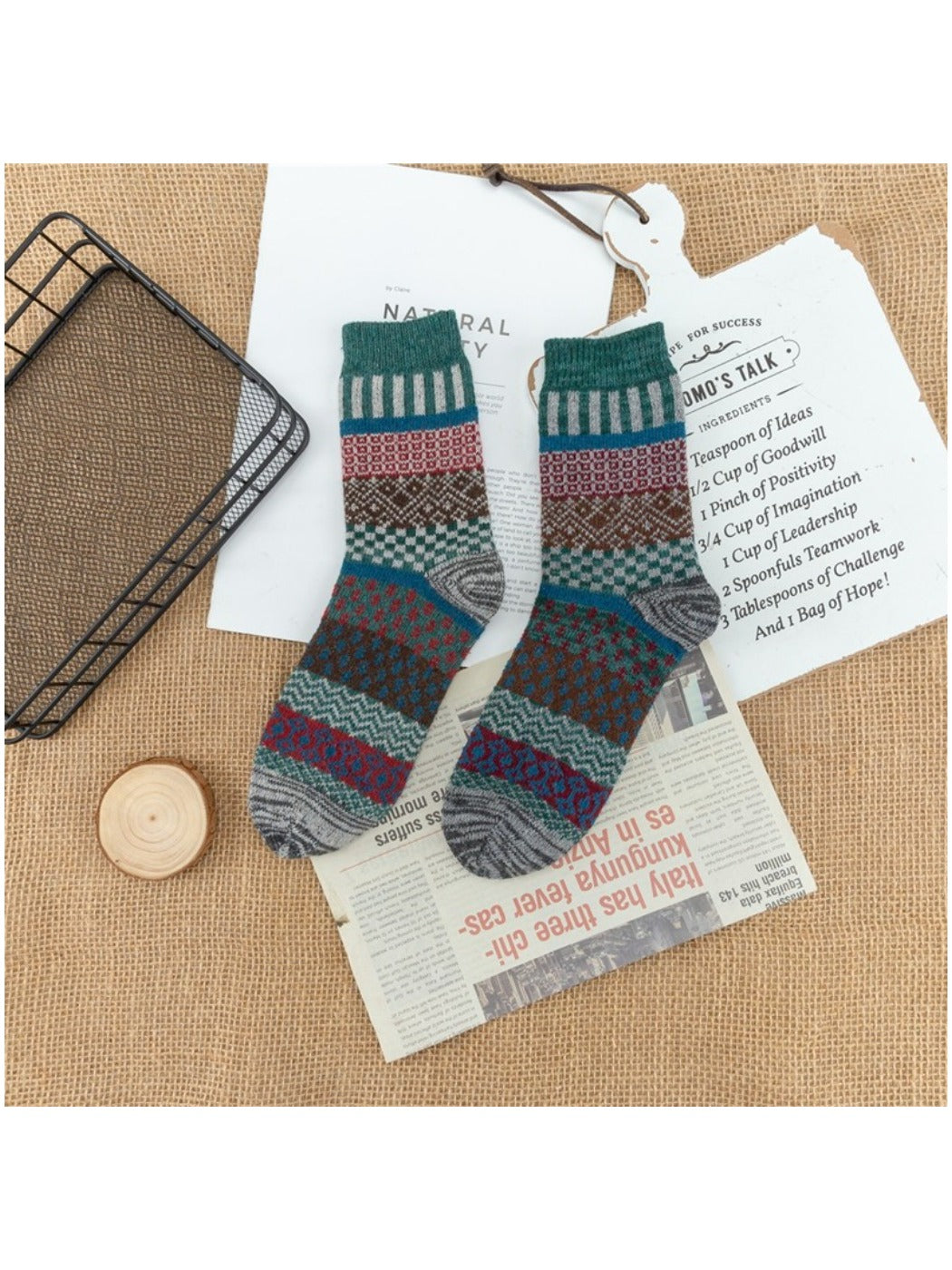 Rufia - Thick Mid-calf Socks for Winter