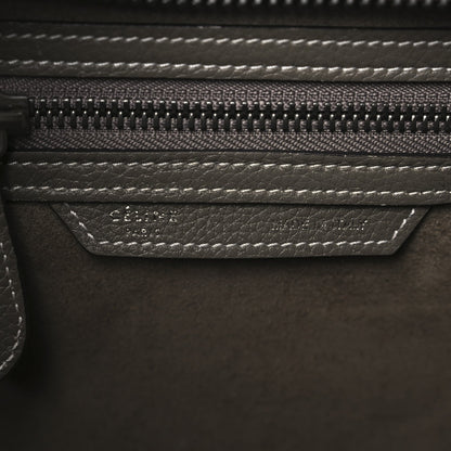 Drummed Calfskin Micro Luggage Souris