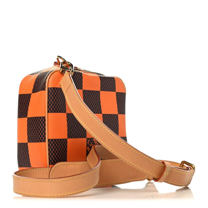 Damier Pop Chess Messenger Orange