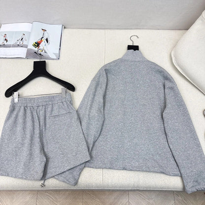 Miumiu 2026 Set Gray Cotton Polyester
