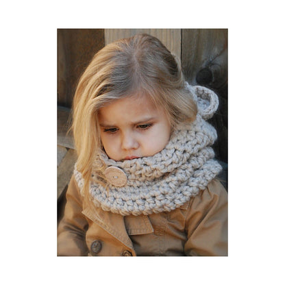 Hot Sale Animal Ear Feature Solid Scarfs&Hats Accessories
