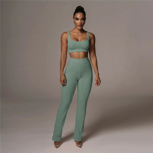 Tank Top Yoga Pants Suit