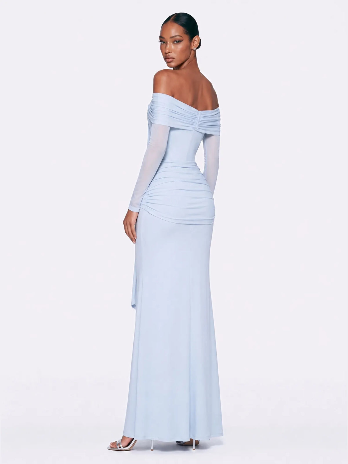 Elizabeth Draped Knot Maxi Dress