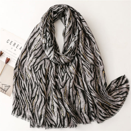 Scarvii - Bold Zebra Print Scarf
