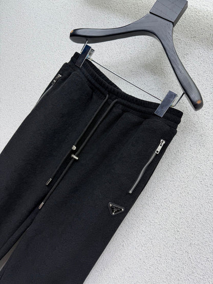 Prada Set Hooded Black Fleece 340651