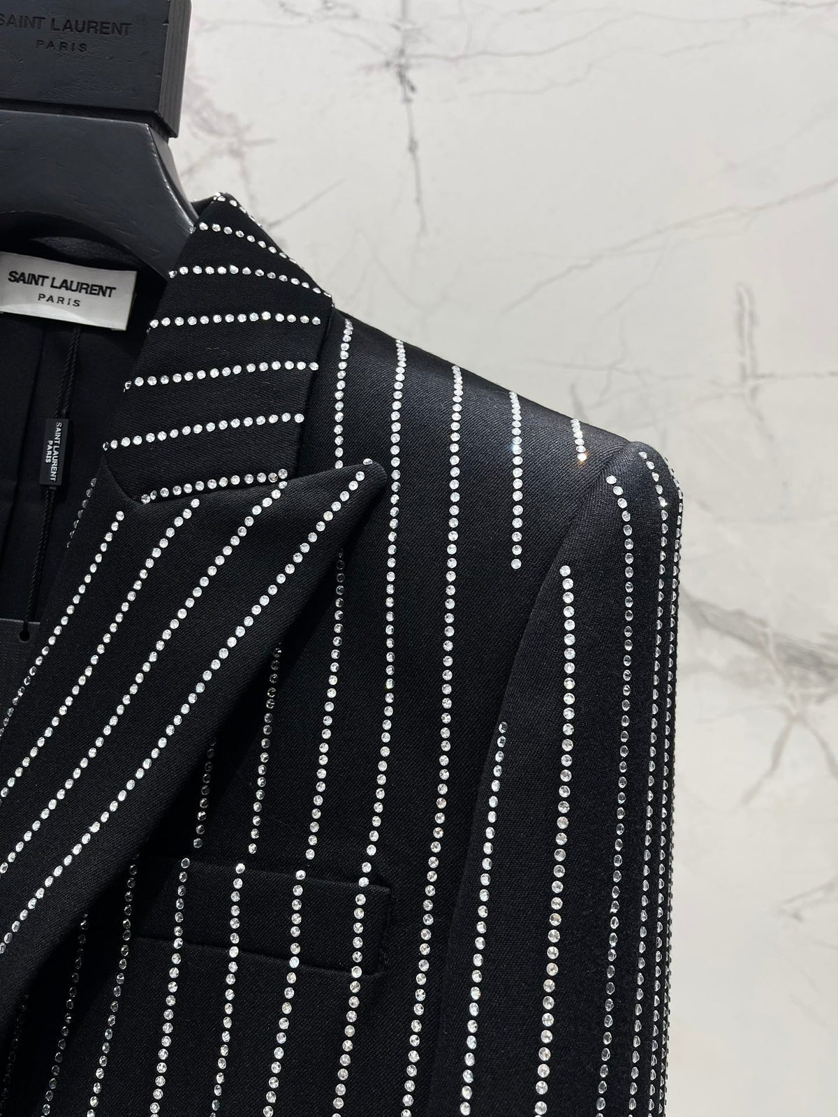 YSL 25S EMBELLISHED SUIT SET STYLE 213