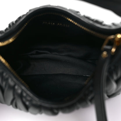 Nappa Matelasse Small Wander Hobo Black