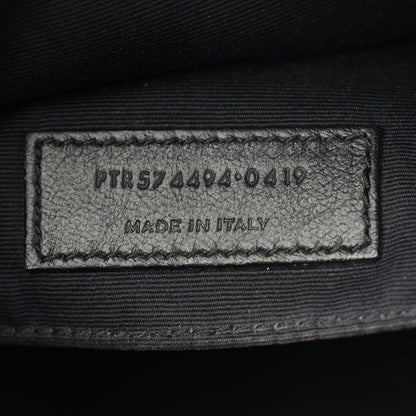 Calfskin Matelasse Monogram Lou Camera Bag Black