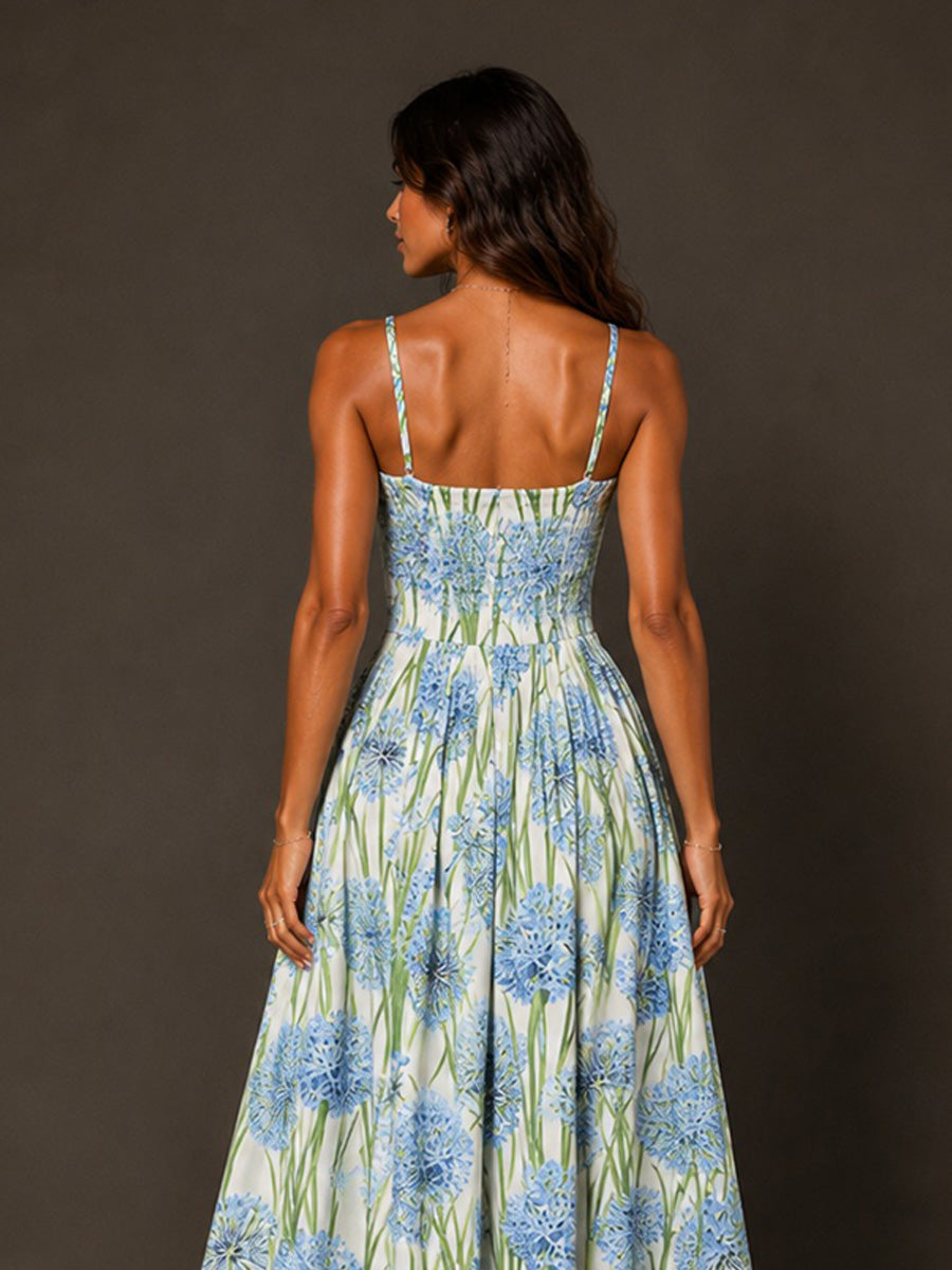 Elodie Pastoral Floral Maxi dress