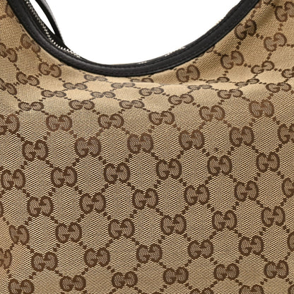 Monogram Medium GG Twins Hobo Dark Brown