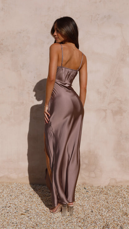 Ilana Maxi Dress - Mushroom