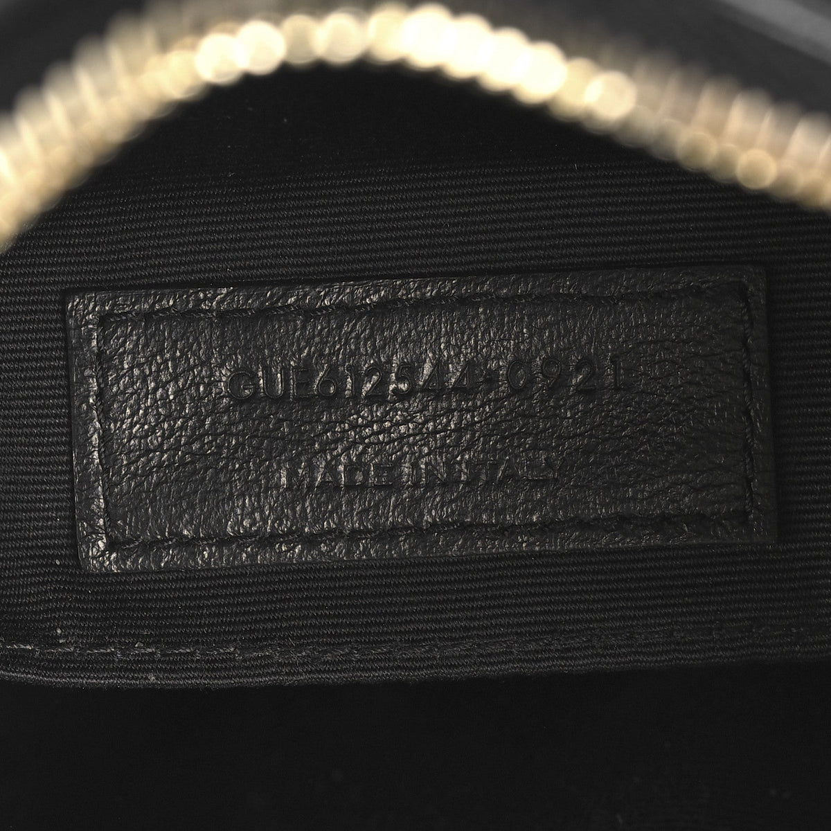 Calfskin Matelasse Monogram Lou Camera Bag Black