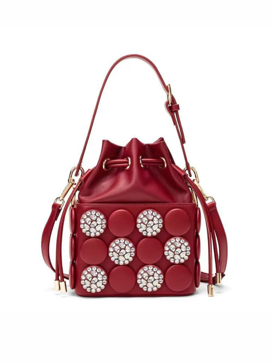 Persephone Retro-Button Cylindrical Bag