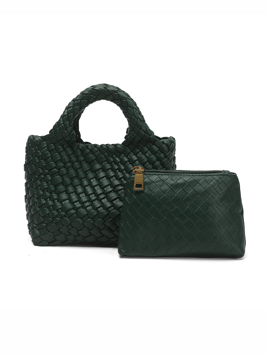 Ruby Small Woven Tote Bag