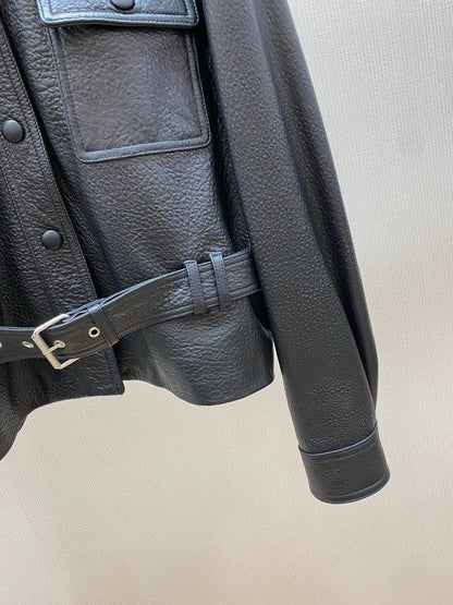 YSL 25S LEATHER JACKET STYLE 164