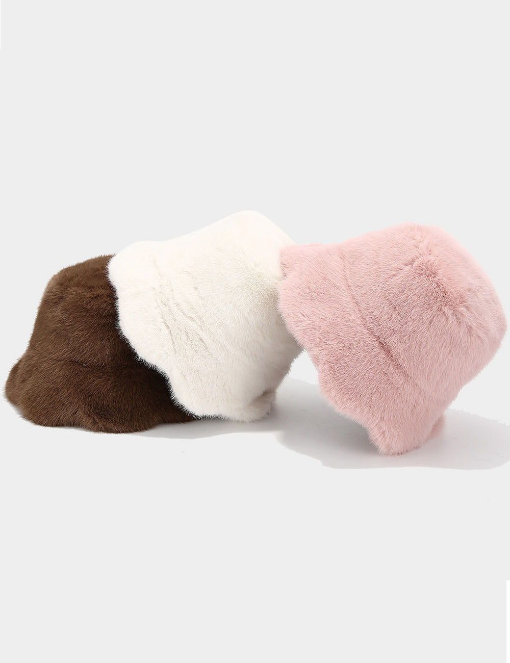 Winter Fluffy Fuzzy Faux Fur Warm Bucket Hat
