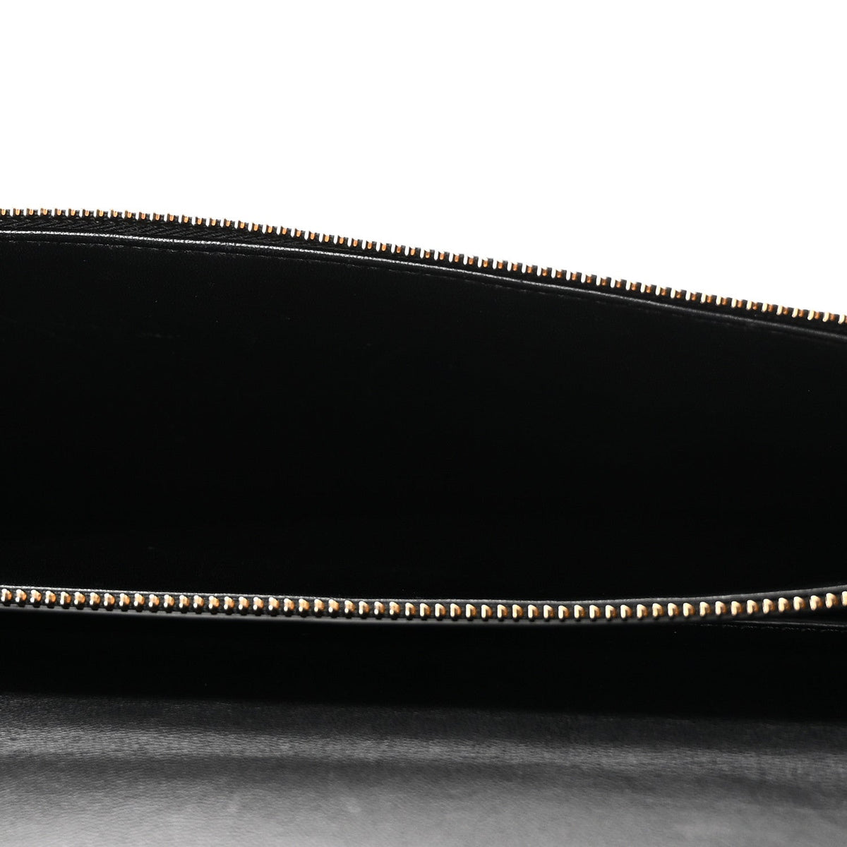 Triomphe Canvas Calfskin Cartable Small Briefcase Black