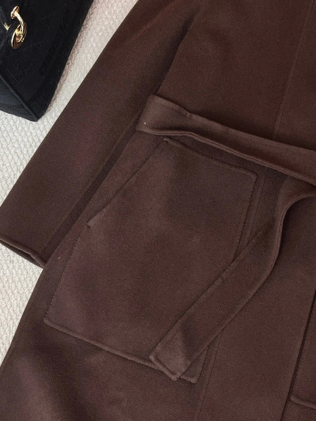 HERMES 25S REVERSIBLE LONG CASHMERE COAT 237
