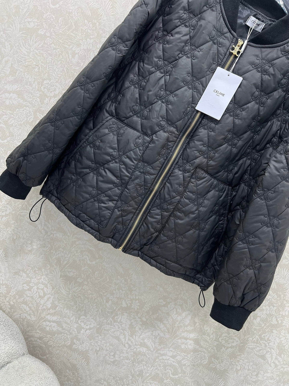 Celine 25 Jacket Black Polyester 302872