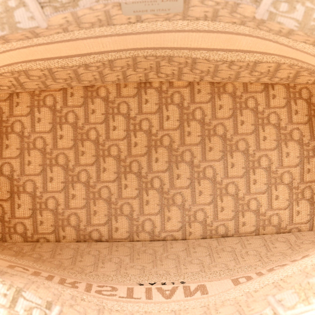 Oblique Medium Book Tote Gold Multicolor