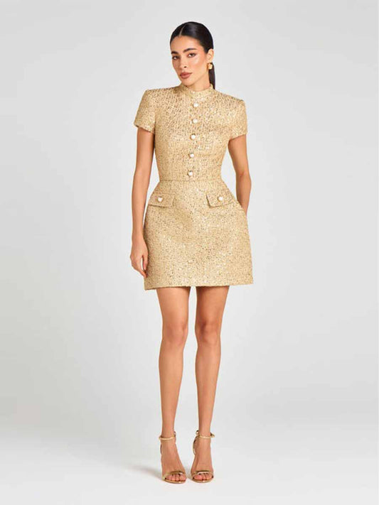 Heidi Tweed Mini Dress