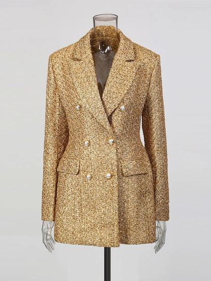 Roxanne Tweed Long Blazer