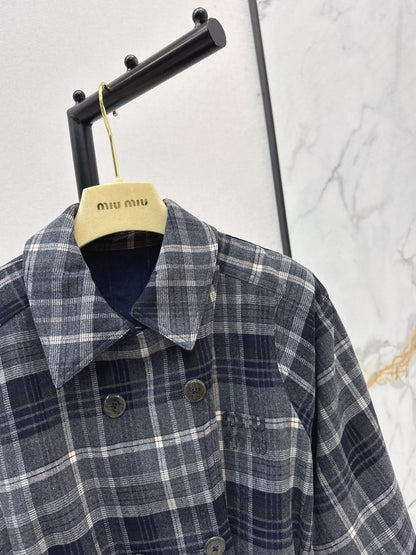 MIUMIU LONG REVERSIBLE COAT STYLE 746