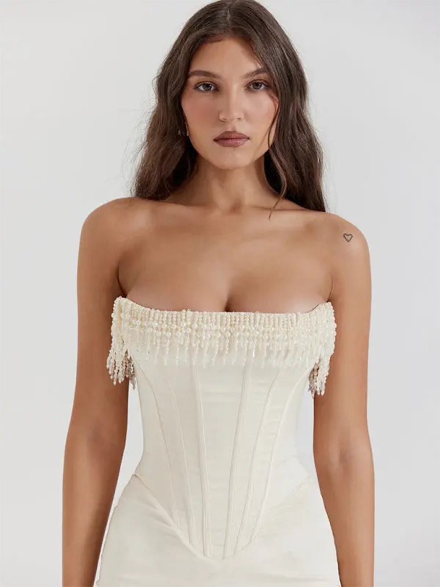 Bianca Midi Dress In White