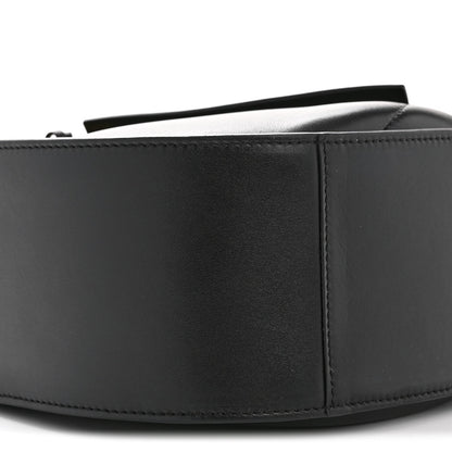 Calfskin Hammock Slice Bag Black