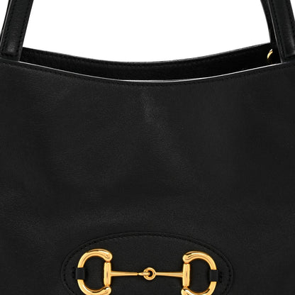 New Sakai Calfskin Lux Horsebit 1955 Tote Bag Black