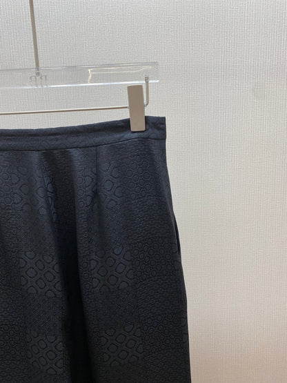 CHANEL 25S STRAIGHT WIDE-LEG PANTS STYLE 155