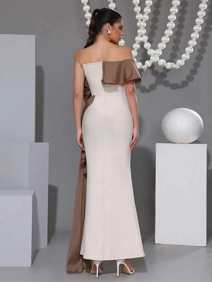 Indira One Shoulder Maxi Dress
