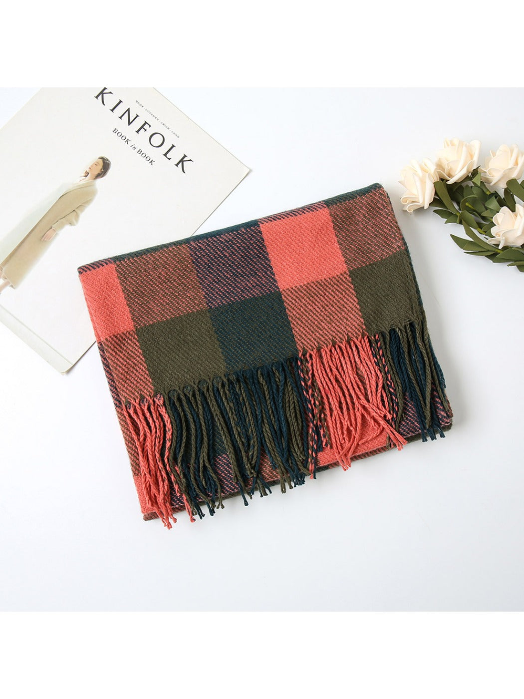 Sscarvii - Winter Scarf with Colorful Plaids