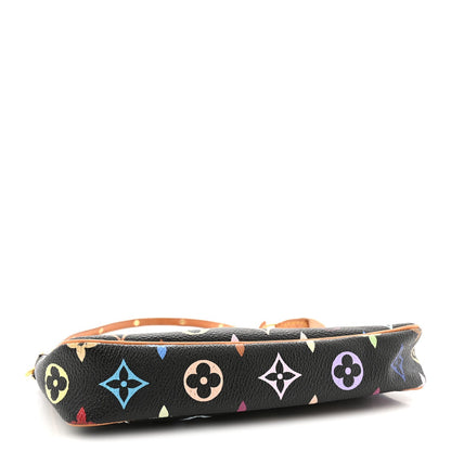 Monogram Multicolor Pochette Accessories Black