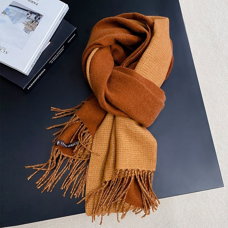 Imitation Cashmere Thick Warm Scarf