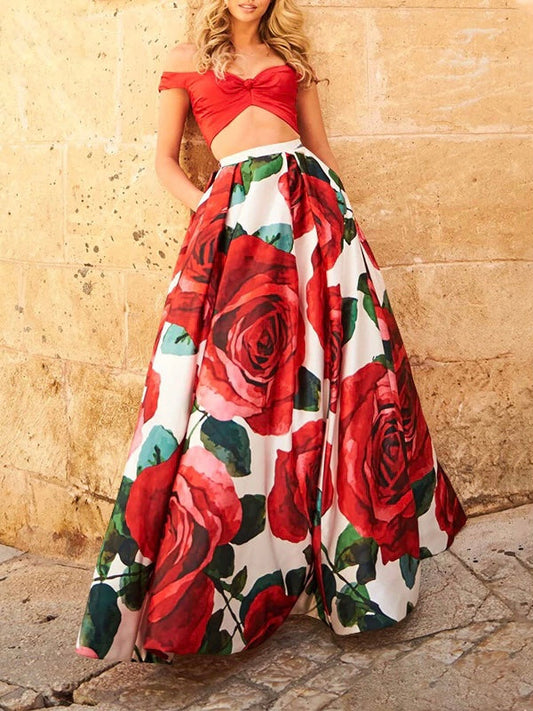 Diana Bohemian Maxi Skirt /Plus Size/