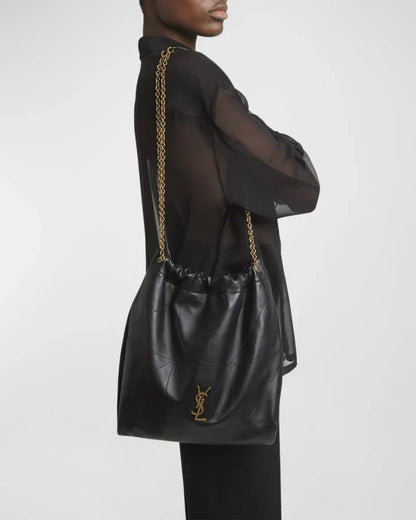 Balenciaga Rodeo Large Leather Shoulder Bag