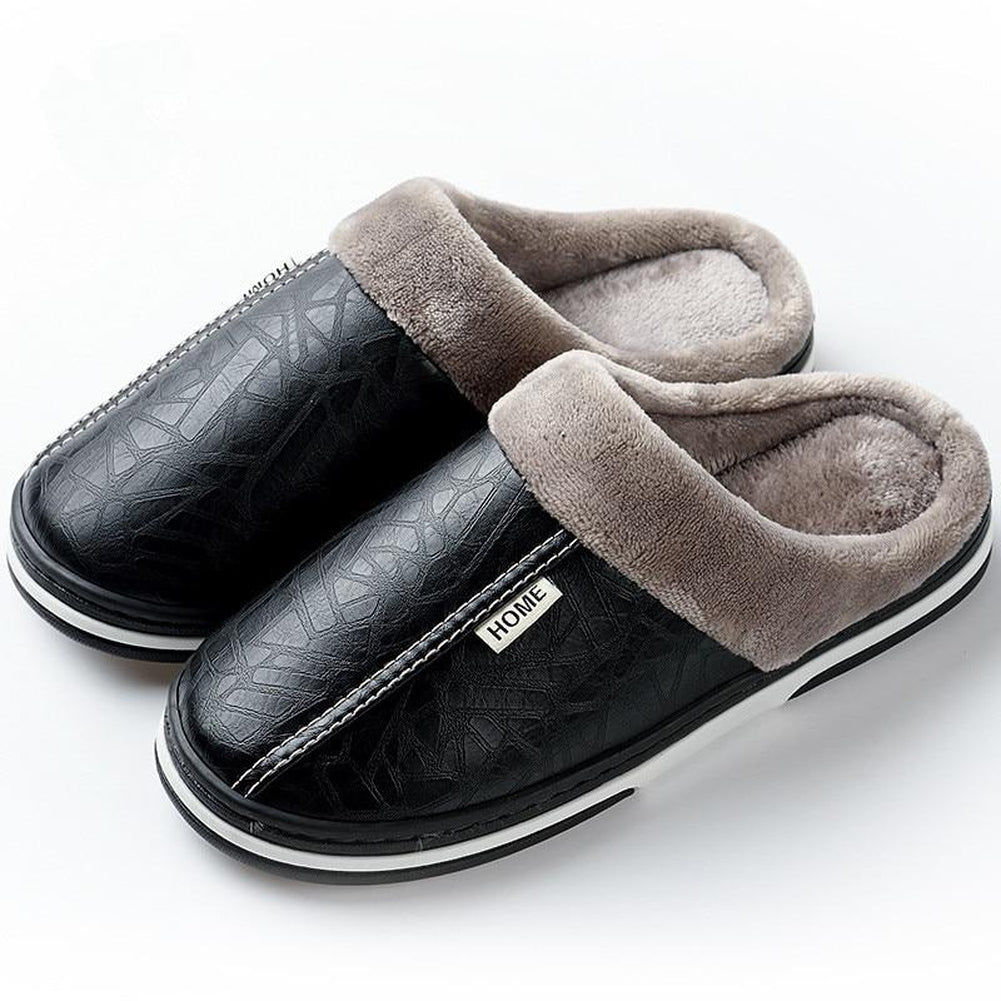 Waterproof Non-Slip Plush Slippers