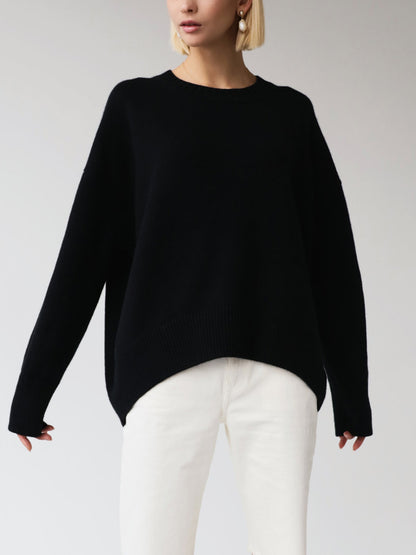 Knit Sweater And Pleated Skirt Set Soft