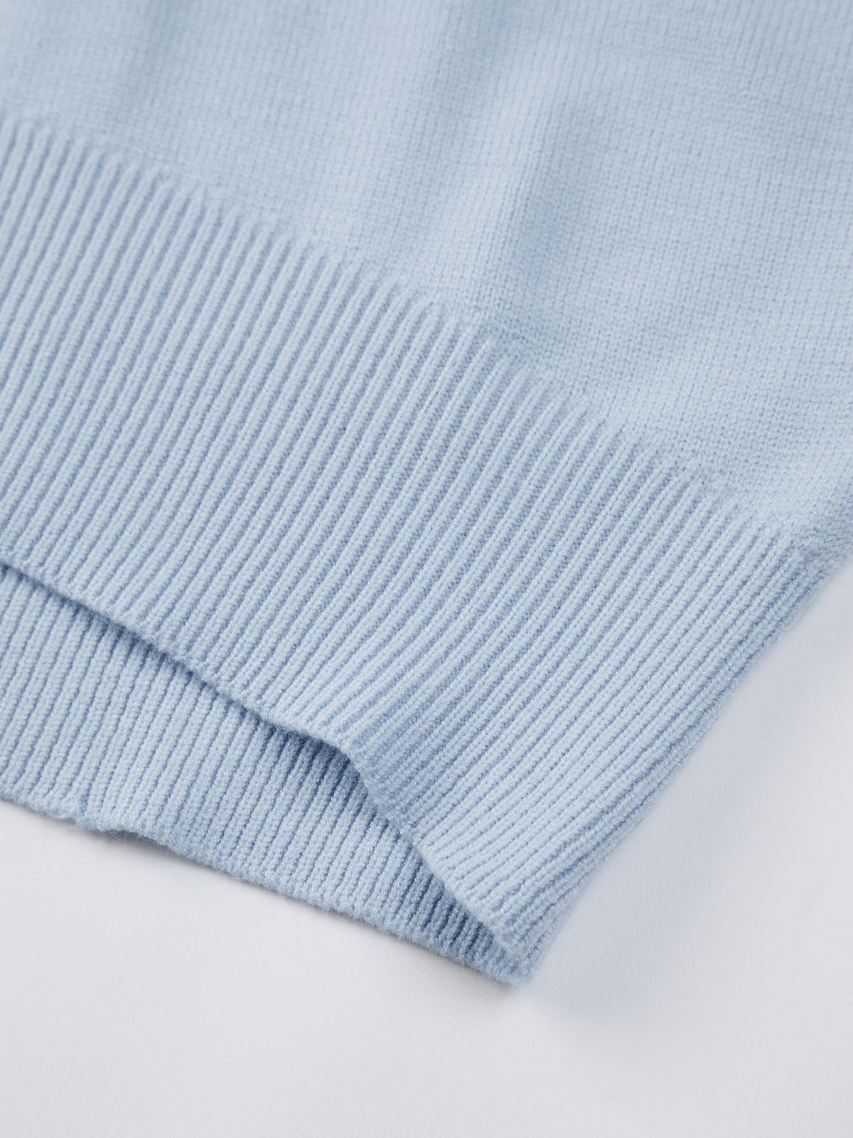 Knit Sweater And Pleated Skirt Set Soft
