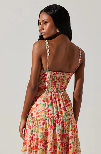 Tazia Tiered Floral Maxi Dress