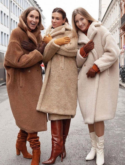 Milena Eco Fur Bear Coat