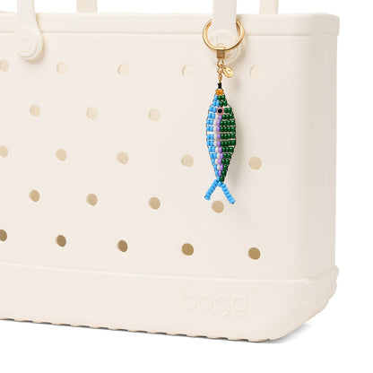 Bogg'd & Charmed Beaded Fish Charm