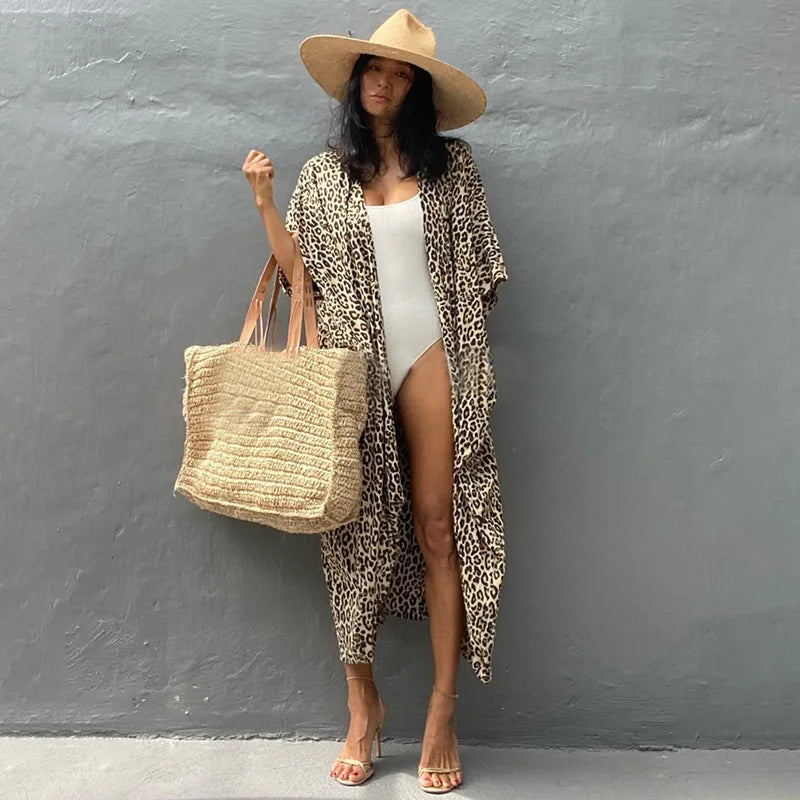 Beach Cover Ups For Swimwear Women Black Tie Dye Kimono Swimsuit Cape Summer Dress 2022 Beachwear Outfits Sales