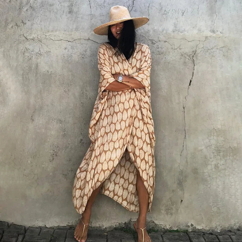 Beach Cover Ups For Swimwear Women Black Tie Dye Kimono Swimsuit Cape Summer Dress 2022 Beachwear Outfits Sales